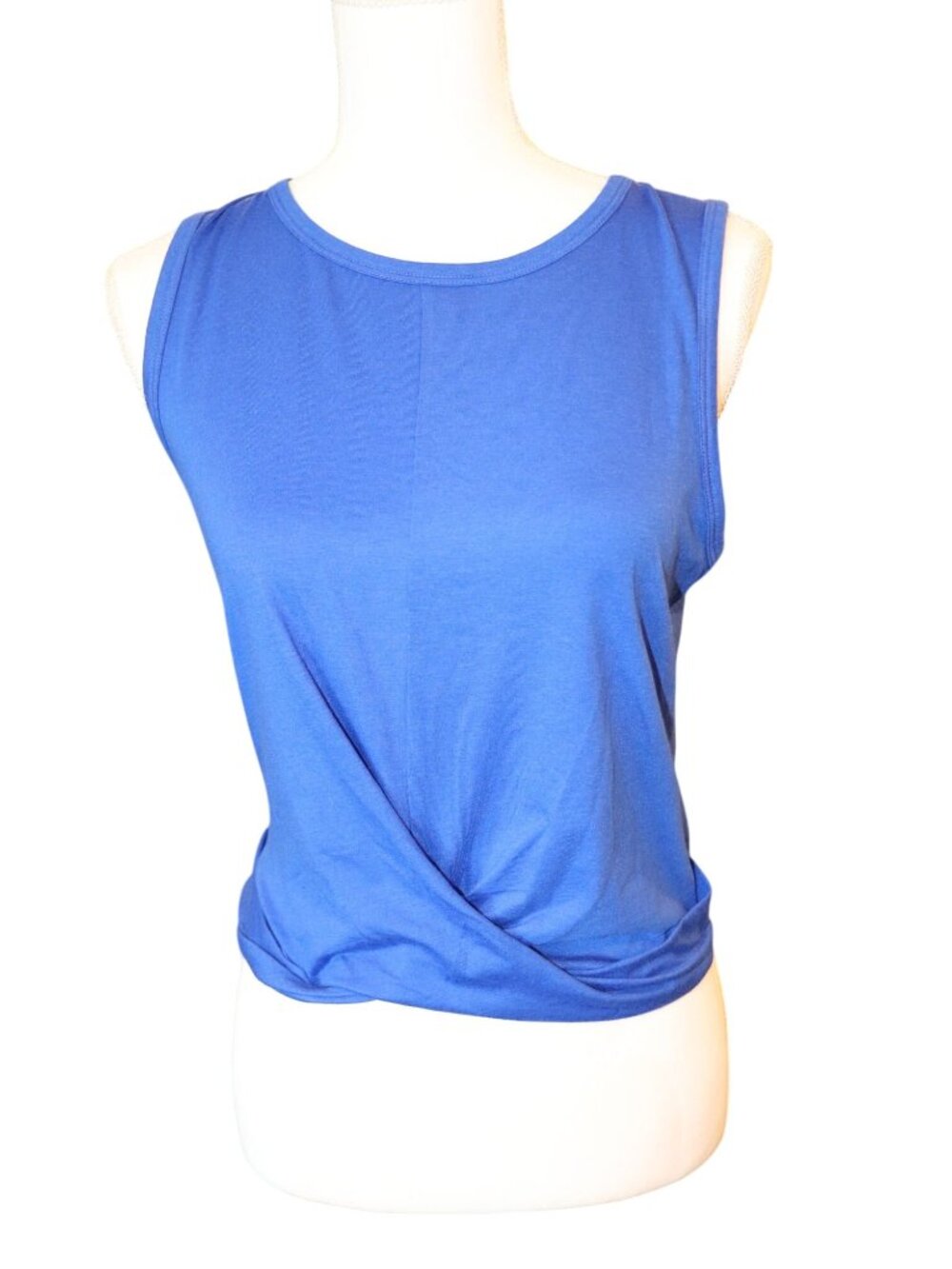 Lilly Pulitzer Luxletic Greer Blue Tank Top, Medium NWOT